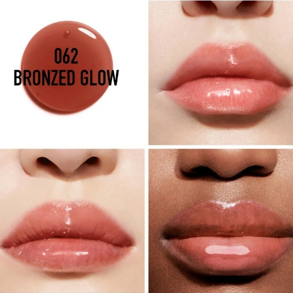 Dior Lip Glow Oil Bundle × 2 Bronzed Glow - 062 NWOB